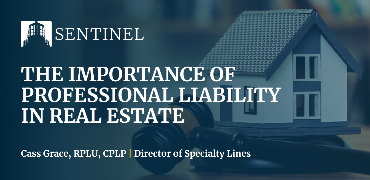 The Importance of Professional Liability In Real Estate Sentinel